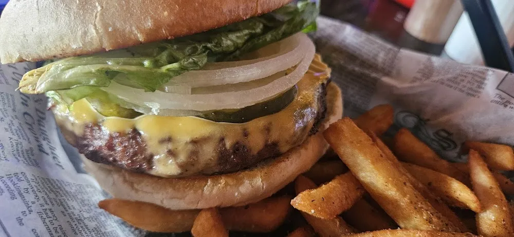 Cheeseburger and Fries