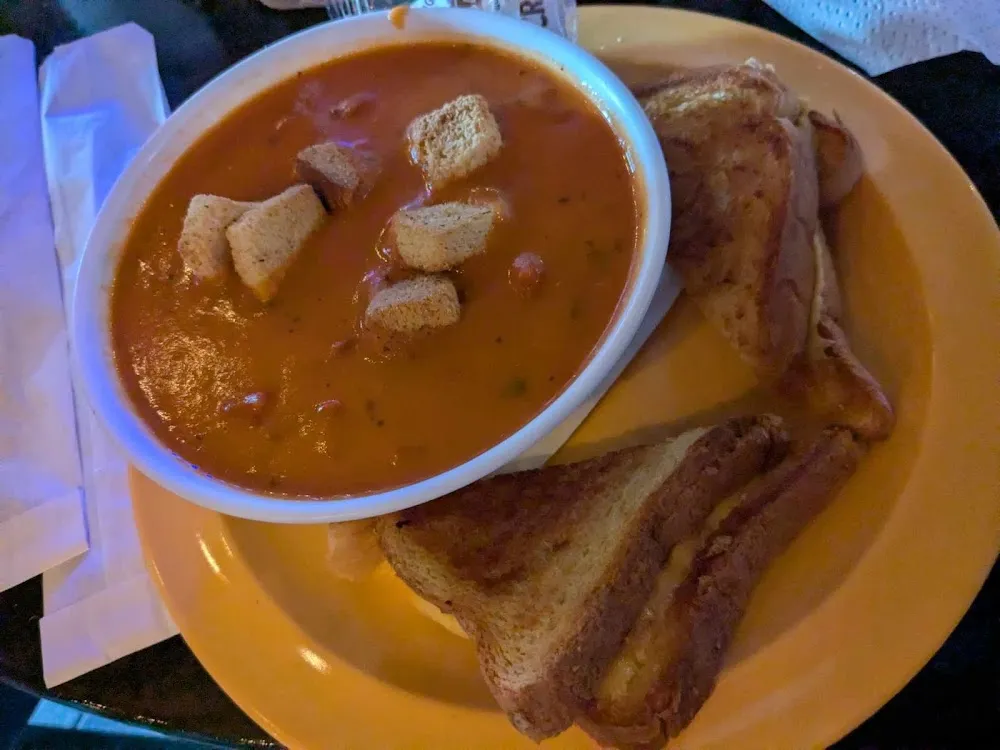 Tomato Soup Grilled Cheese